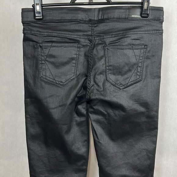 Kendall + Kylie The Jogger Black Pants Pull On Sz Medium Elastic Hem - Picture 5 of 11